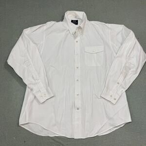 Willis & Geiger Outfitters Long Sleeve Button Down Dress Shirt Mens Size 17.5/36